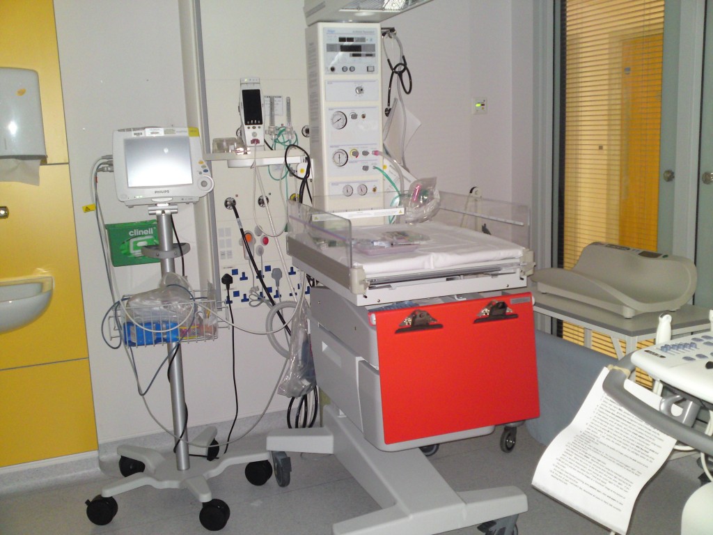 Neonatal cot Maidstone and Tunbridge Wells NHS Trust