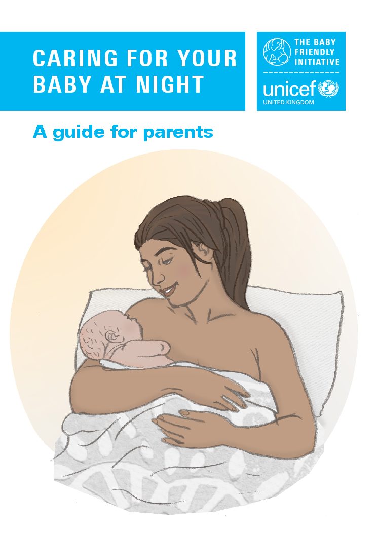 Caring for your baby at night leaflet Maidstone and Tunbridge Wells