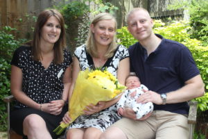 Flowers for 2,000 baby at Maidstone Birth Centre