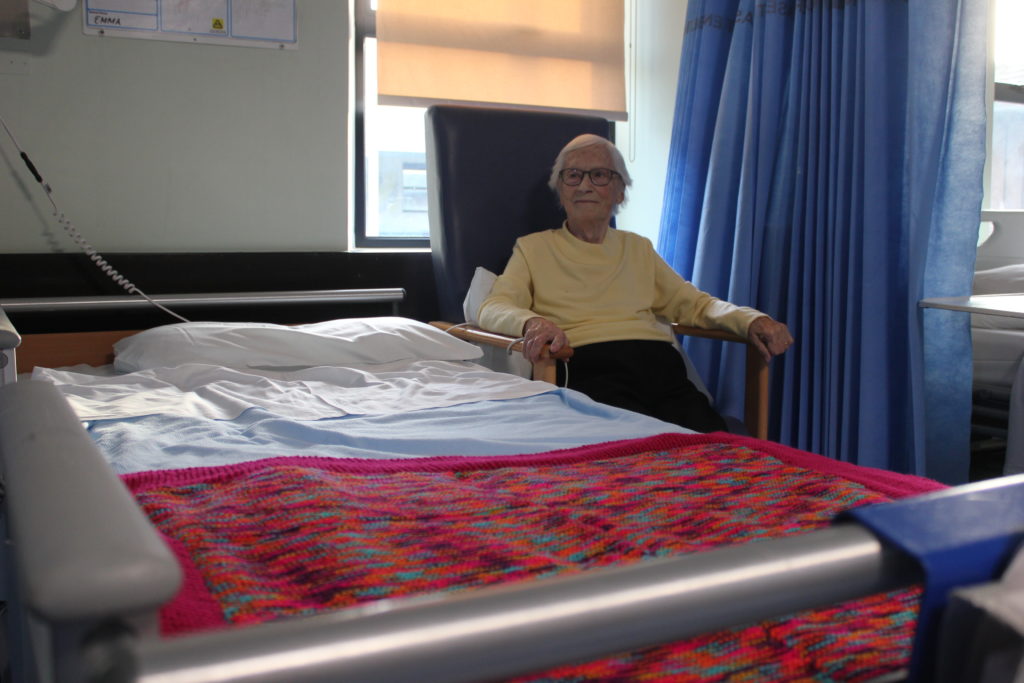 Colourful blankets given to elderly patients in new trial Maidstone