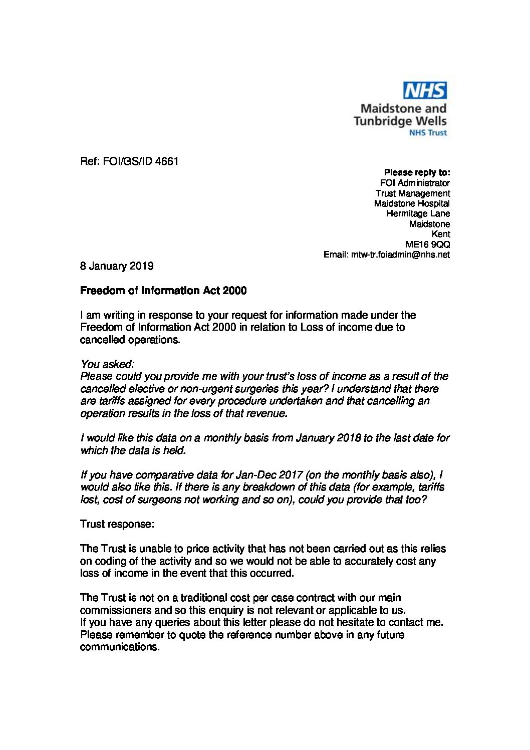 Loss Of Income Letter from www.mtw.nhs.uk