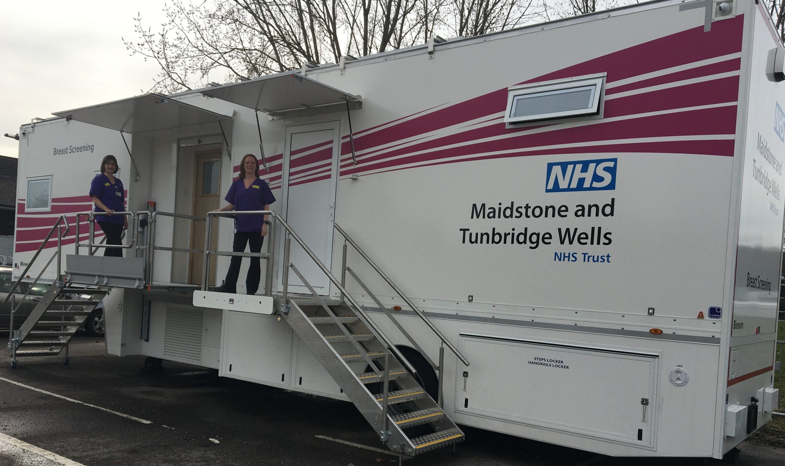 New mobile breast screening unit arrives at Maidstone Hospital
