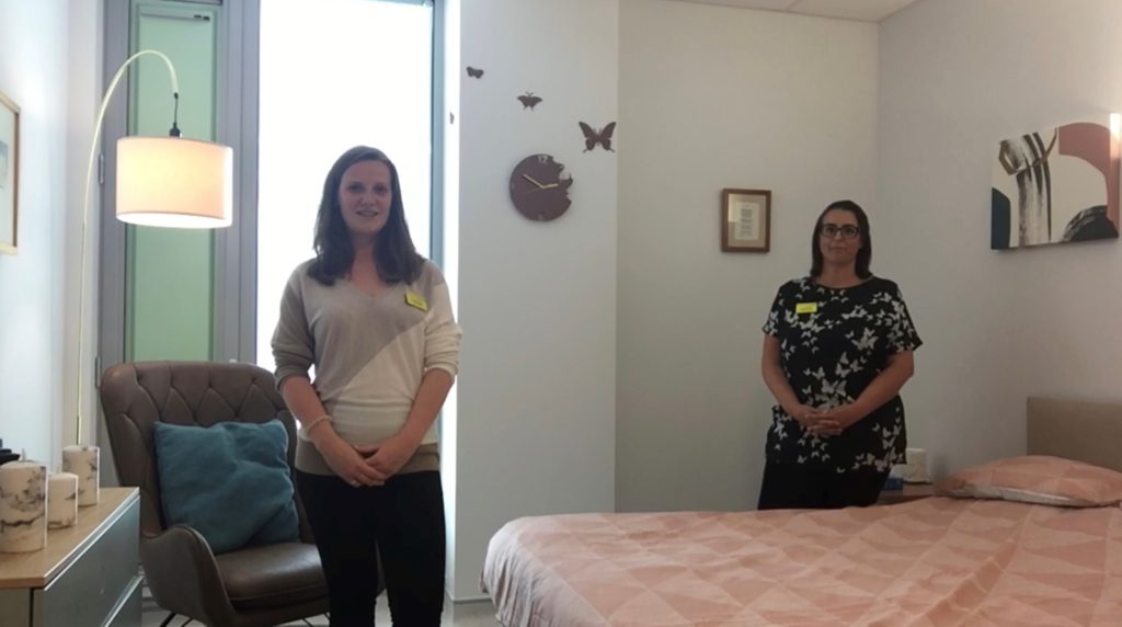 L to R Bereavement Support Midwives Harriet Burke and Sarah Phillips