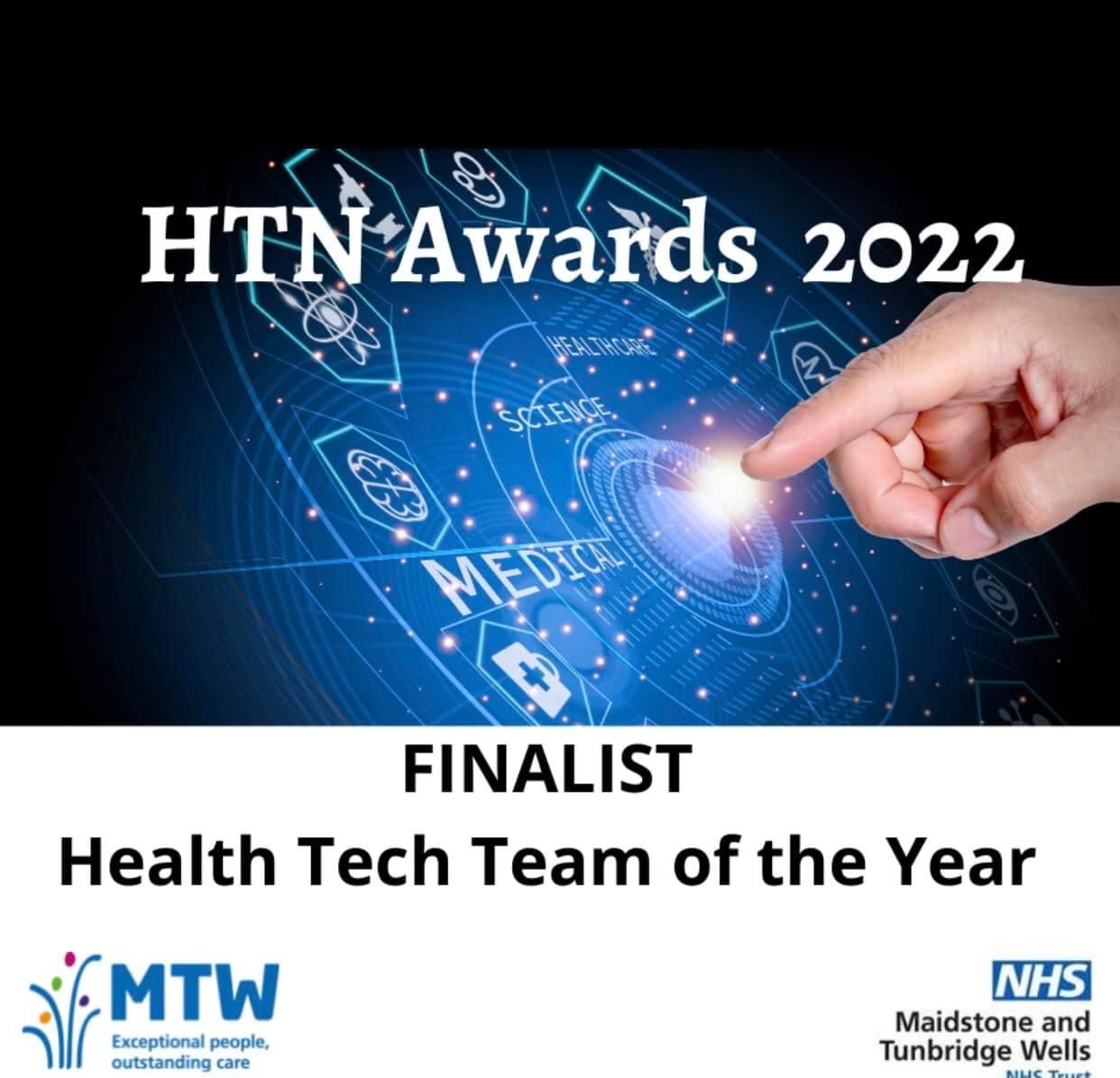 MTW teams award finalists in Health Tech Newspaper Now awards