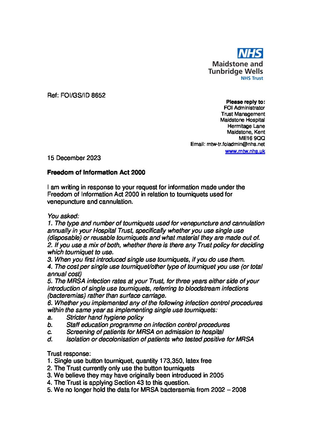 Tourniquets used for venepuncture and cannulation.151223.docx